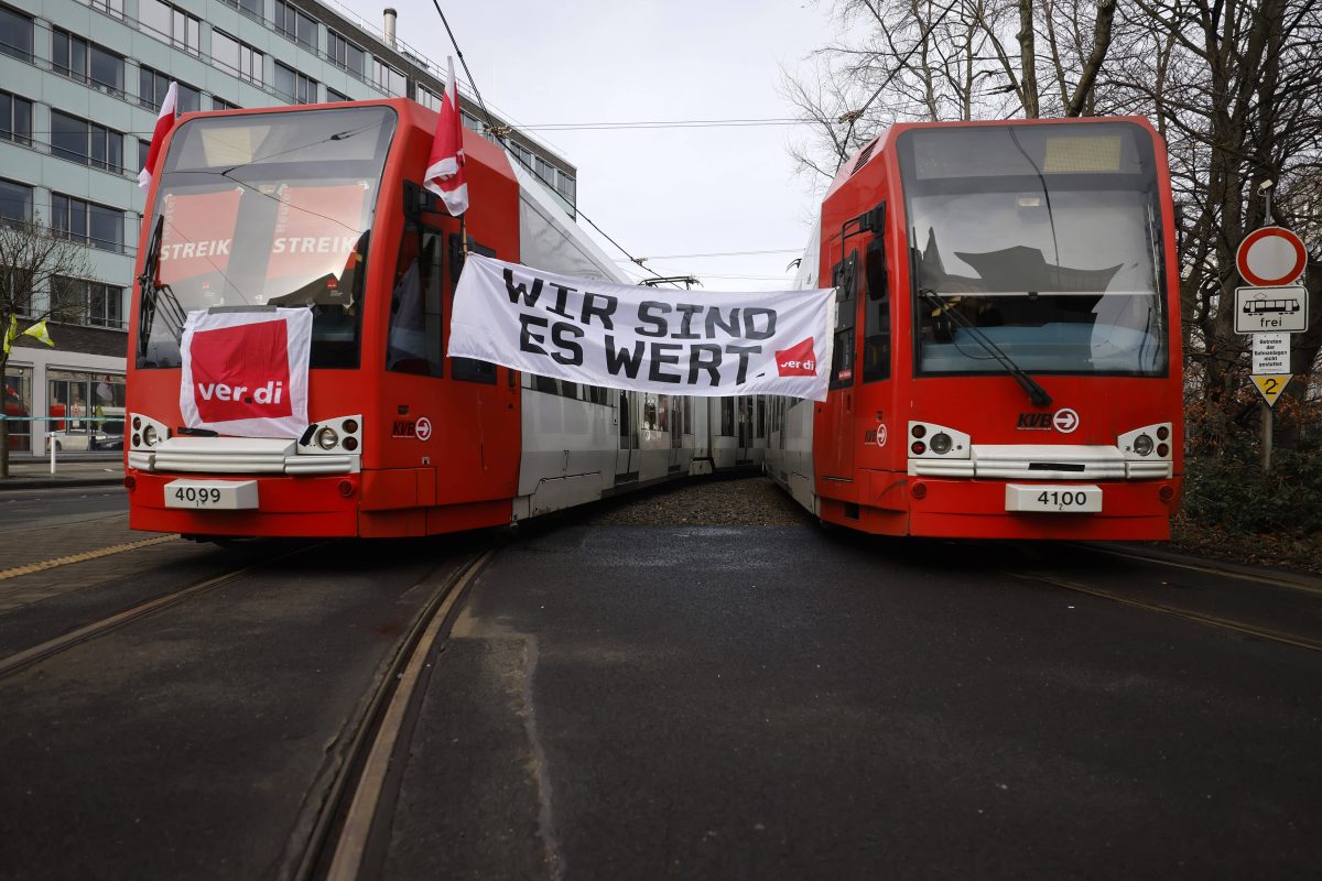 ÖPNV-Streik in NRW: Die Tarifverhandlungen sind gescheitert.