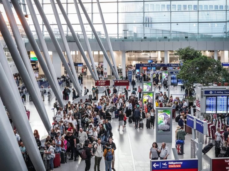 Am Flughafen Düsseldorf gibt es eine neue Regel.