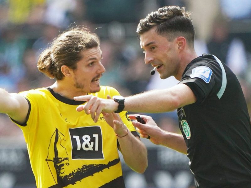 Borussia Dortmund haderte mit dem VAR.