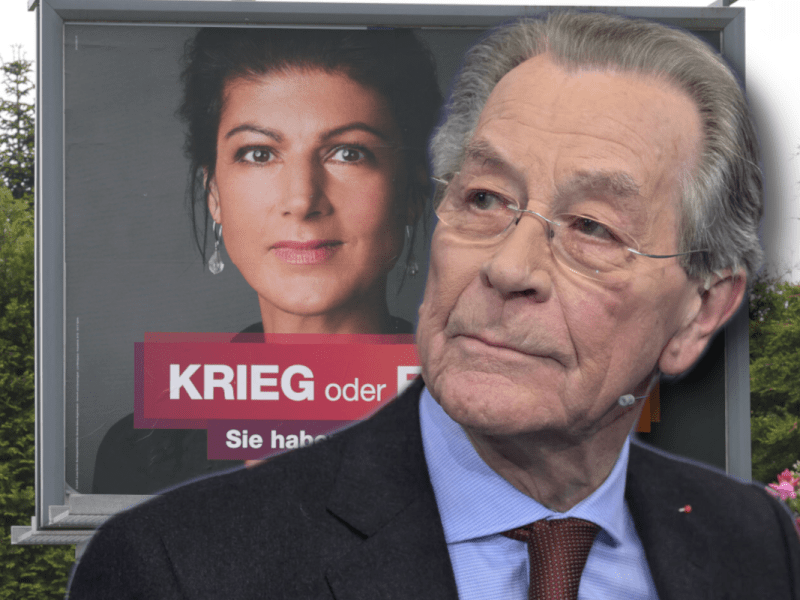 Müntefering teilt vor der Europawahl gegen das BSW aus.