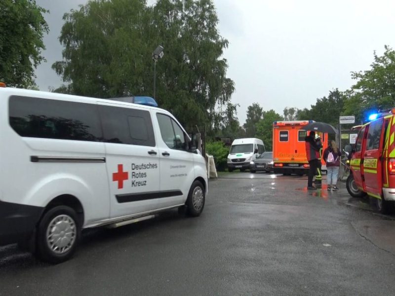 Unwetter in NRW: Blitzeinschlag bei einem Freizeit-Camp!