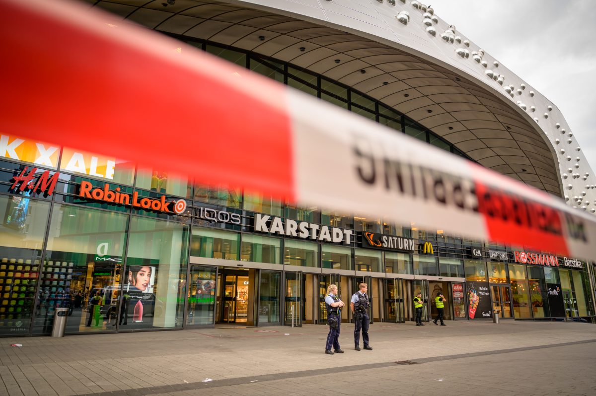 Limbecker Platz in Essen: Wieder Alarm!