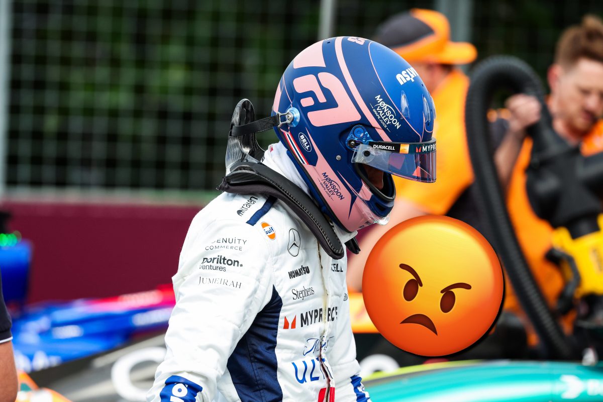 Alex Albon war in der Formel 1 mächtig sauer.