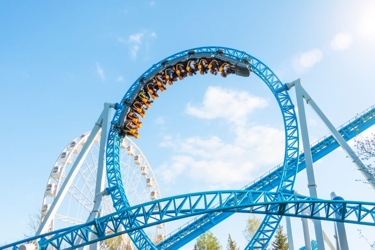 Dieser Besuch im Freizeitpark endete für die Fahrgäste kopfüber.