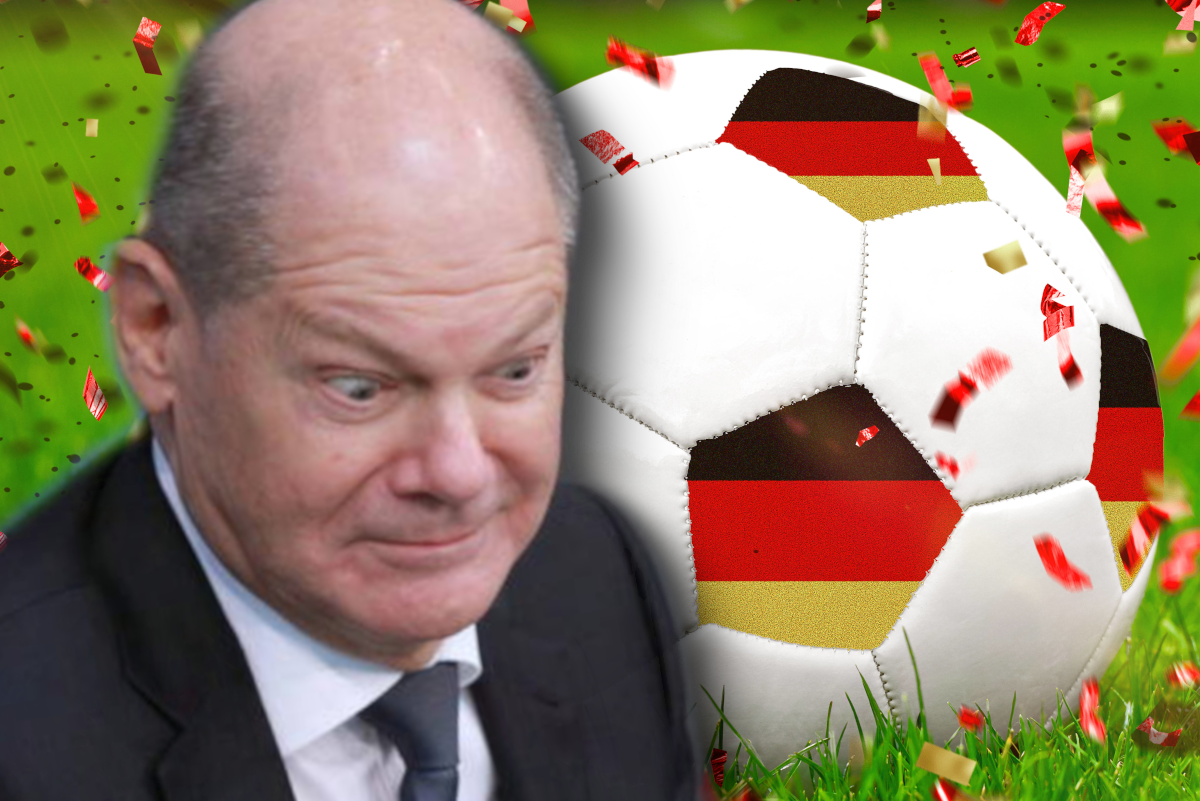 Olaf Scholz freut sich auf die Heim-EM.