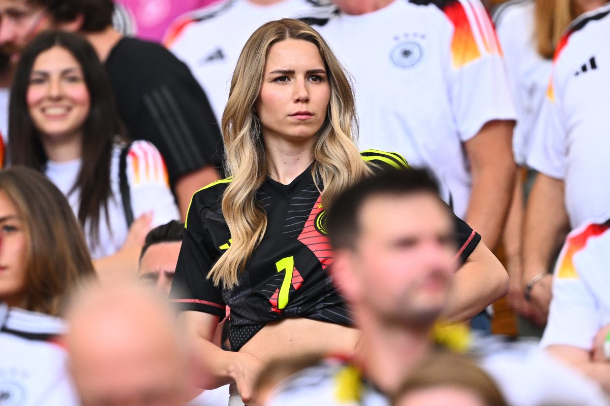 Anika Neuer am Freitagabend beim Ausscheiden der DFB-Elf bei der EM 2024.