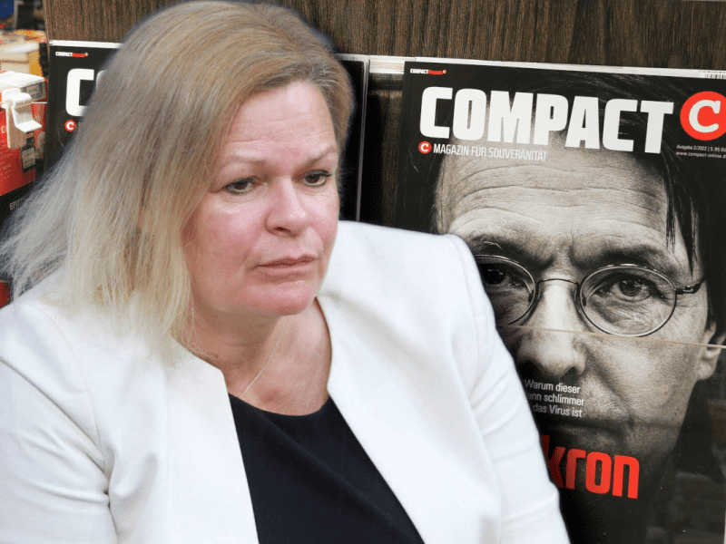Faeser in der Kritik nach 