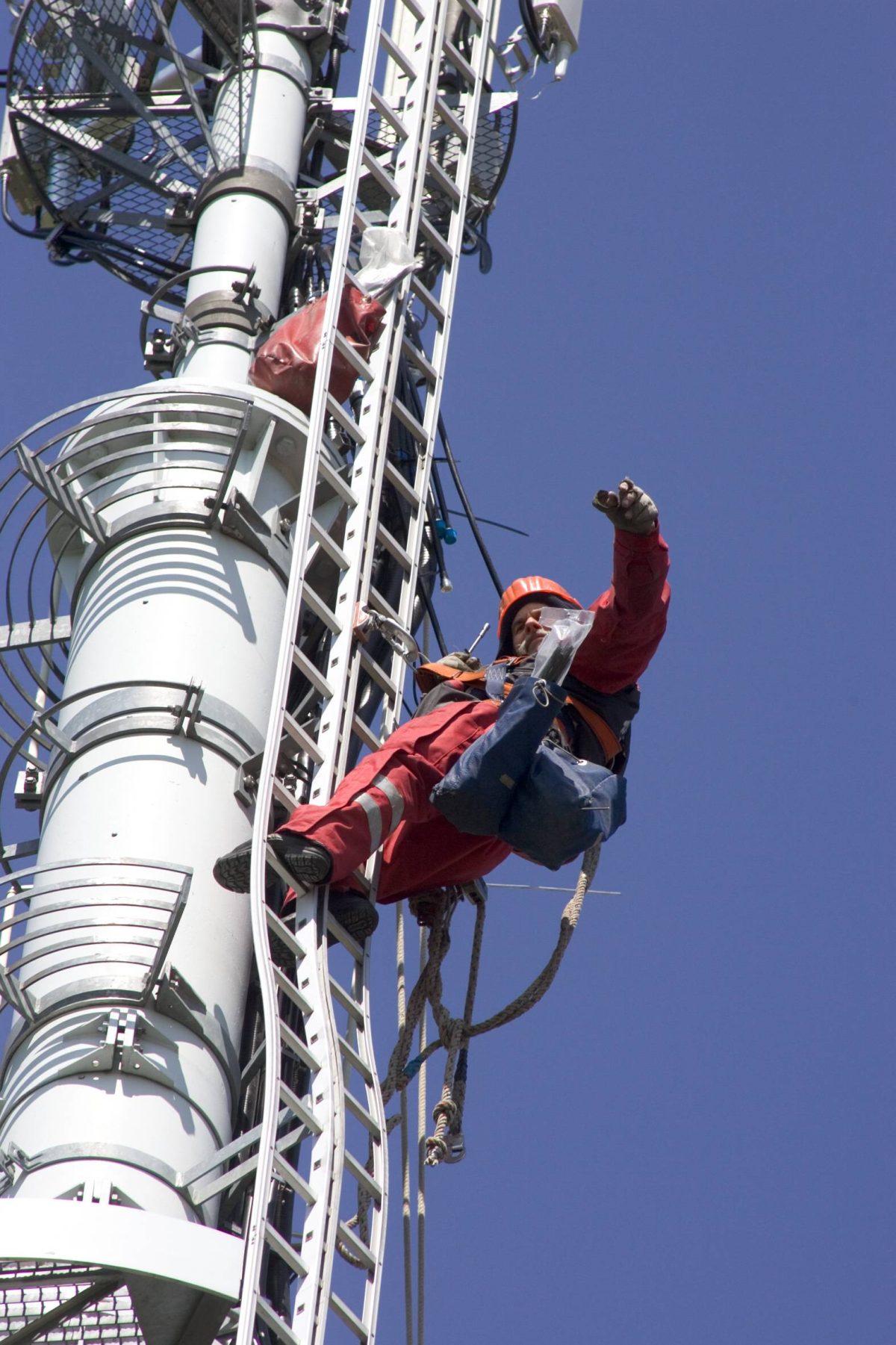 Vodafone: Notfall auf Sendemast.