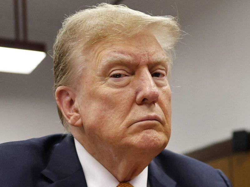 Das Duell Trump gegen Harris.