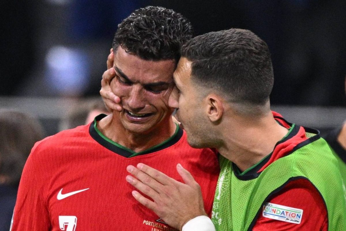 Cristiano Ronaldo muss getrÃ¶stet werden.