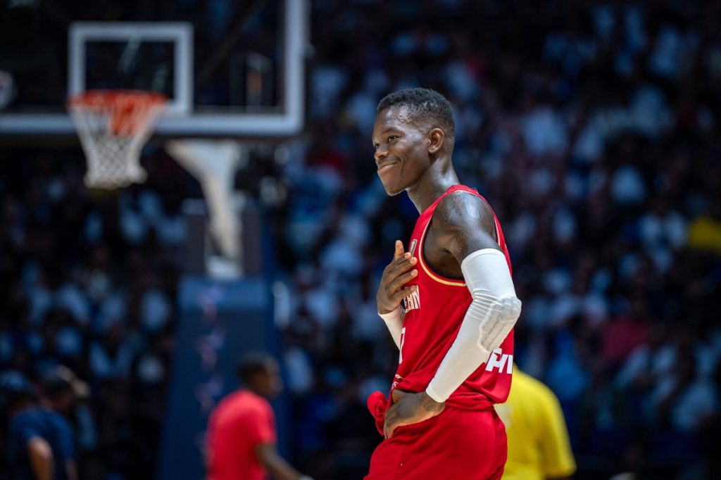 Wird wohl die deutsche Fahne bei der Eröffnungsfeier bei Olympia 2024 tragen: Basketball-Star Dennis Schröder.  