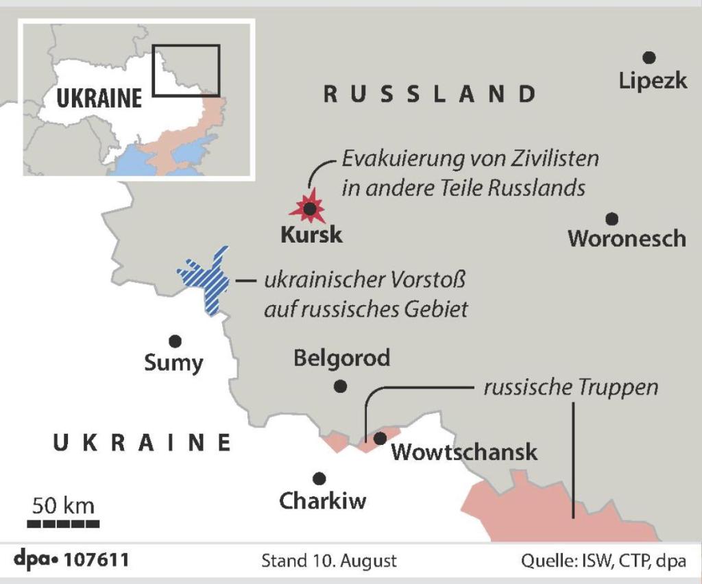 Ukraine-Offensive in Russland.