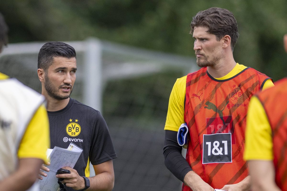 Borussia Dortmund: Gregor Kobel und Nuri Sahin.