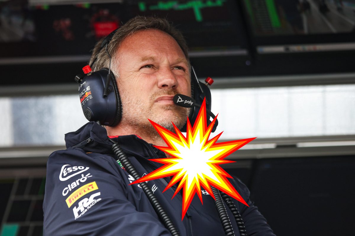 Christian Horner rastet komplett aus! Der Teamchef von Red Bull legt sich vor laufender Kamera mit einer Formel-1-Journalistin an.