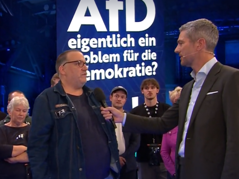 AfD-Gegner: Hobby-Darsteller bei 