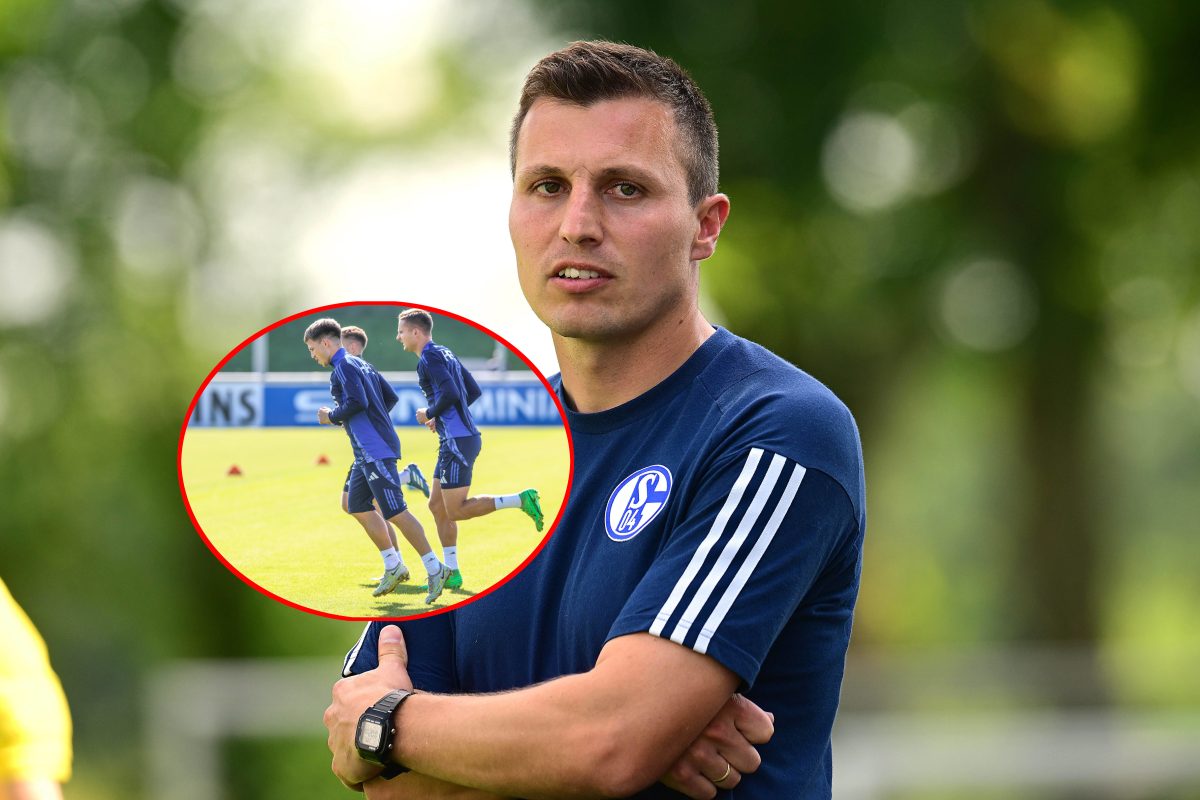 Jakob Fimpel zeigt sich von einem Profi enorm beeindruckt. Sorgt der Interimscoach von Schalke 04 für eine große Überraschung?