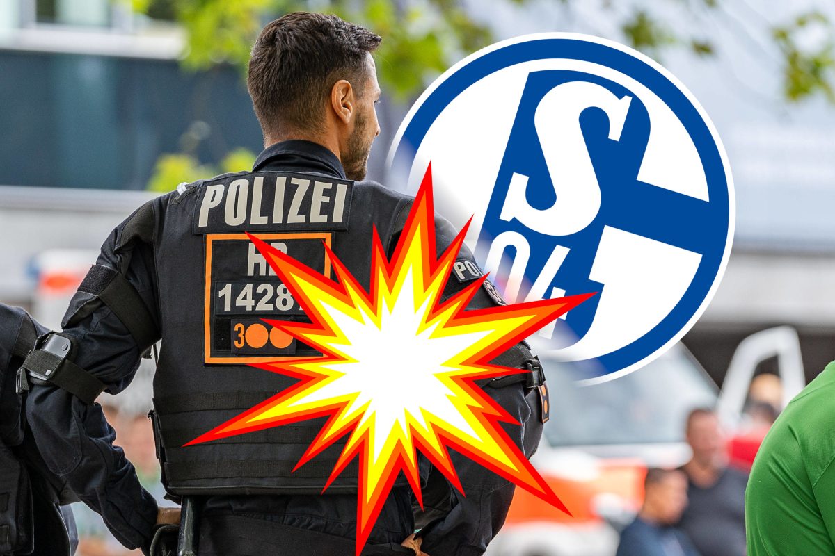 Zwischen Fans des FC Schalke 04 und der Polizei krachte es.