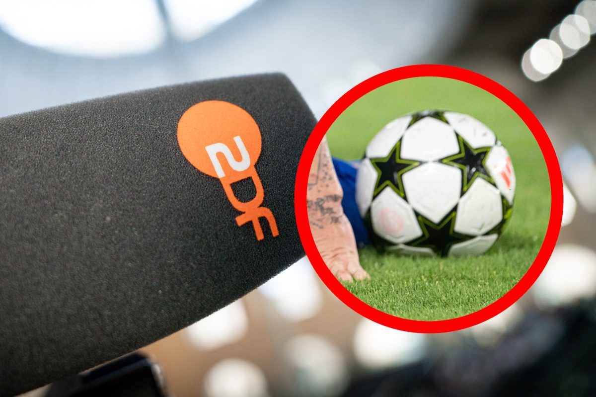 Das ZDF macht eine Champions-League-Verkündung.