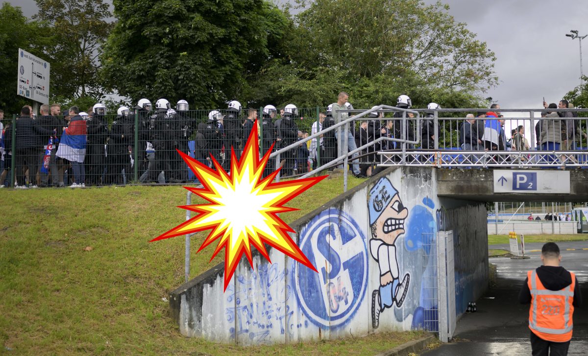 Nach dem Champions League-Spiel auf Schalke kam es zu einer heftigen Auseinandersetzung. Maßgeblich beteiligt waren Ultras des FC Schalke 04.