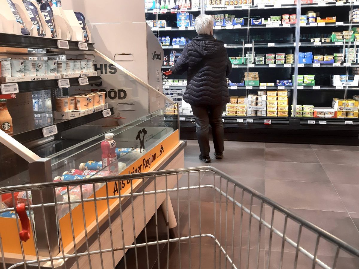 Einkauf im Supermarkt