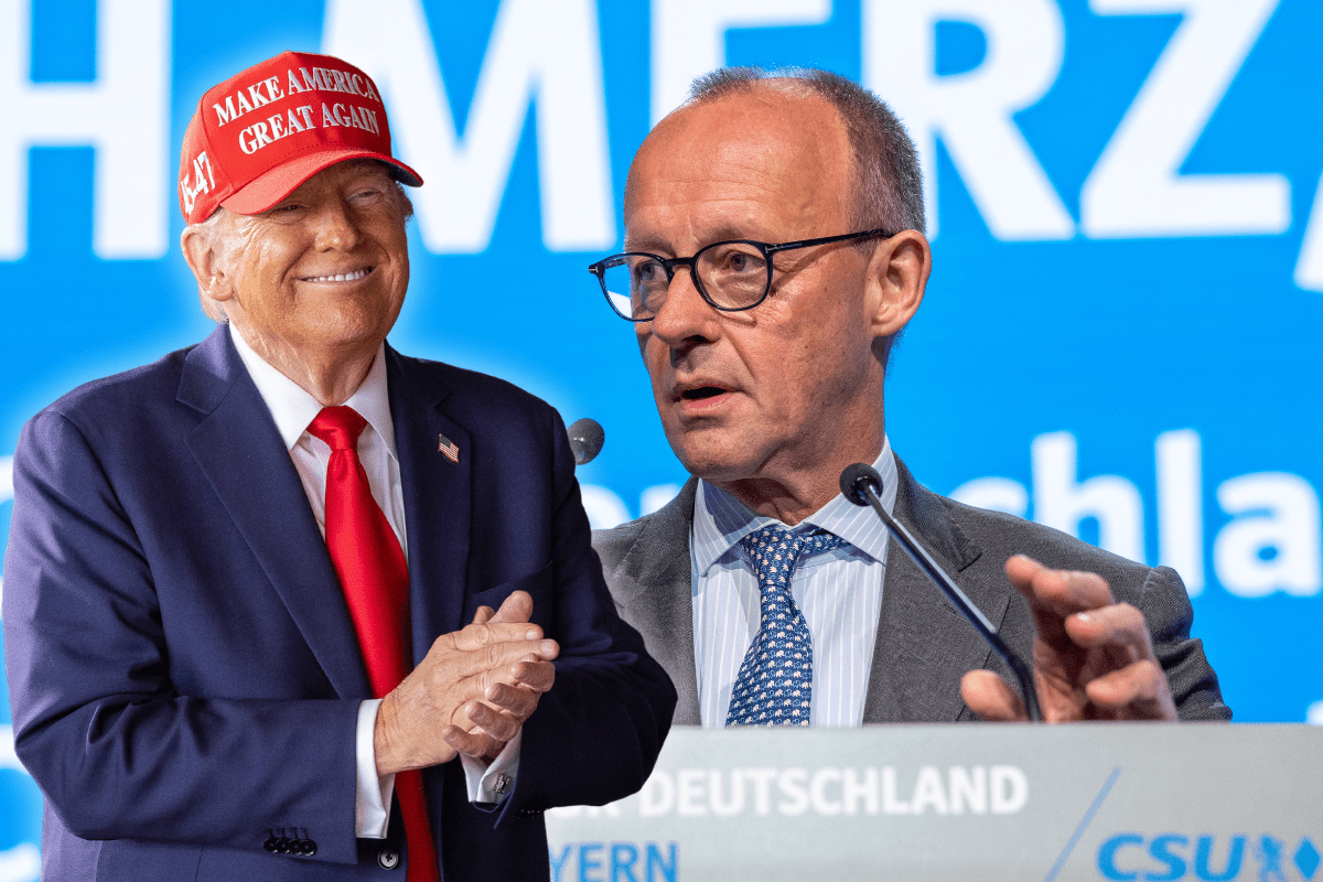 Friedrich Merz nimmt Trump-Rhetorik an.