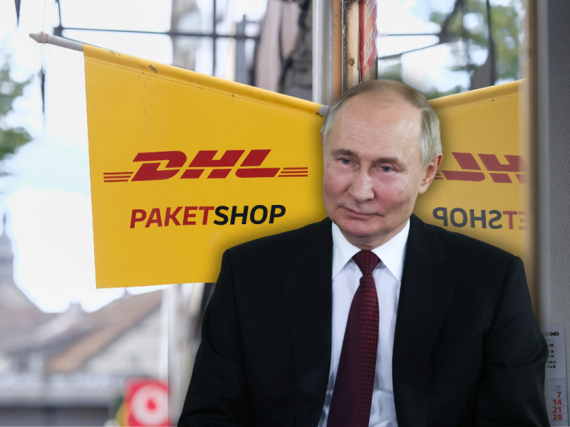 Putin schickte offenbar einen Brandsatz im DHL-Flieger nach England.