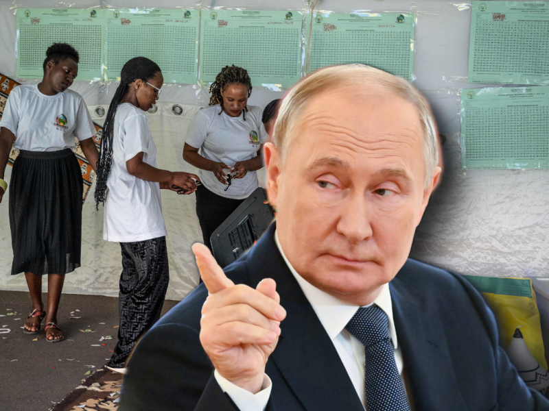 Putin hintergeht Frauen aus Afrika und lässt sie Drohnen produzieren.