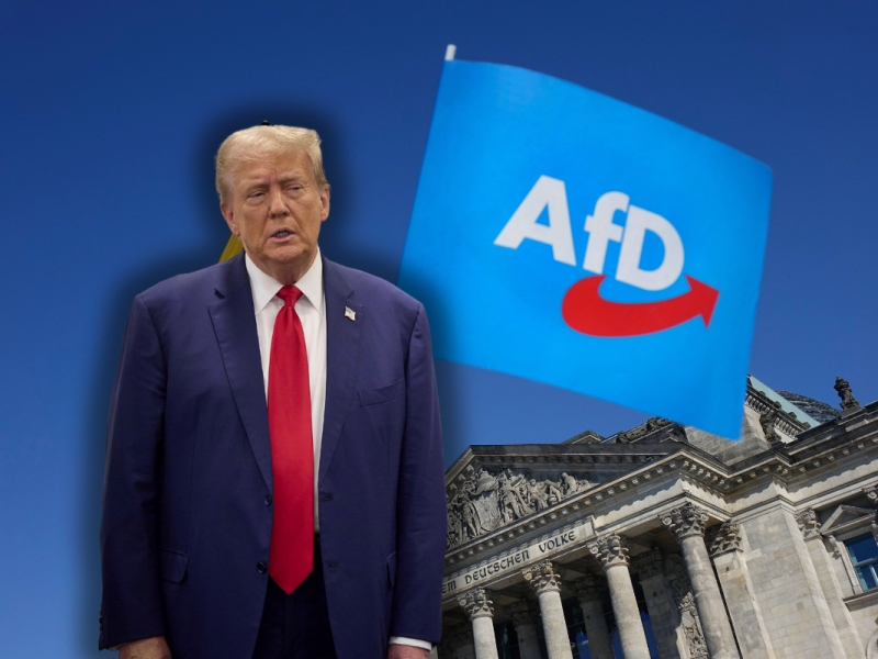 AfD-Politiker statteten Donald Trump einen Besuch ab.