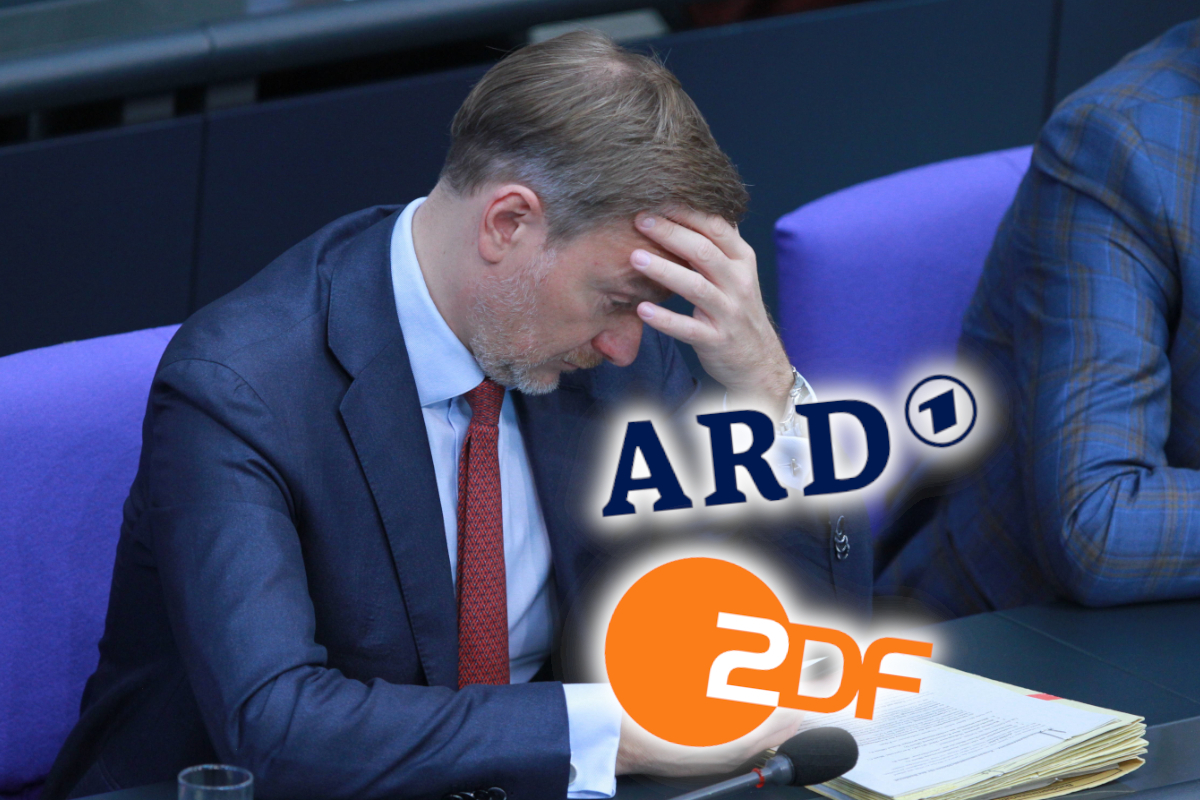 Das Ampel-Aus mit der Entlassung von Christian Lindner wird bei ARD und ZDF zunächst ignoriert.