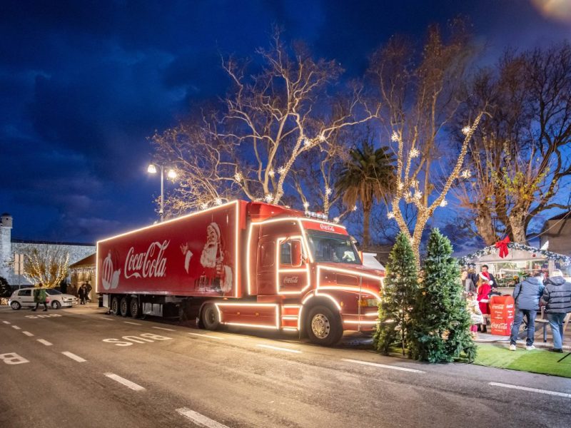 Der Coca Cola Weihnachtstruck