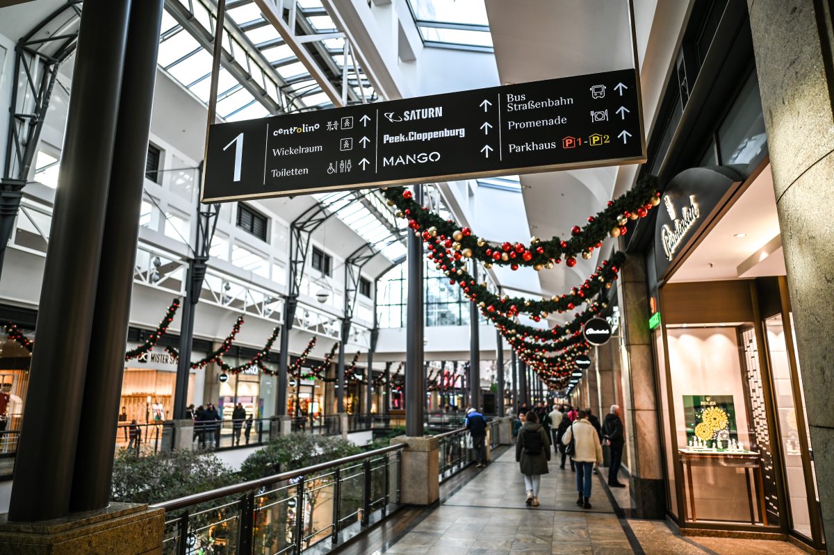 Das Centro Oberhausen zur Weihnachtszeit