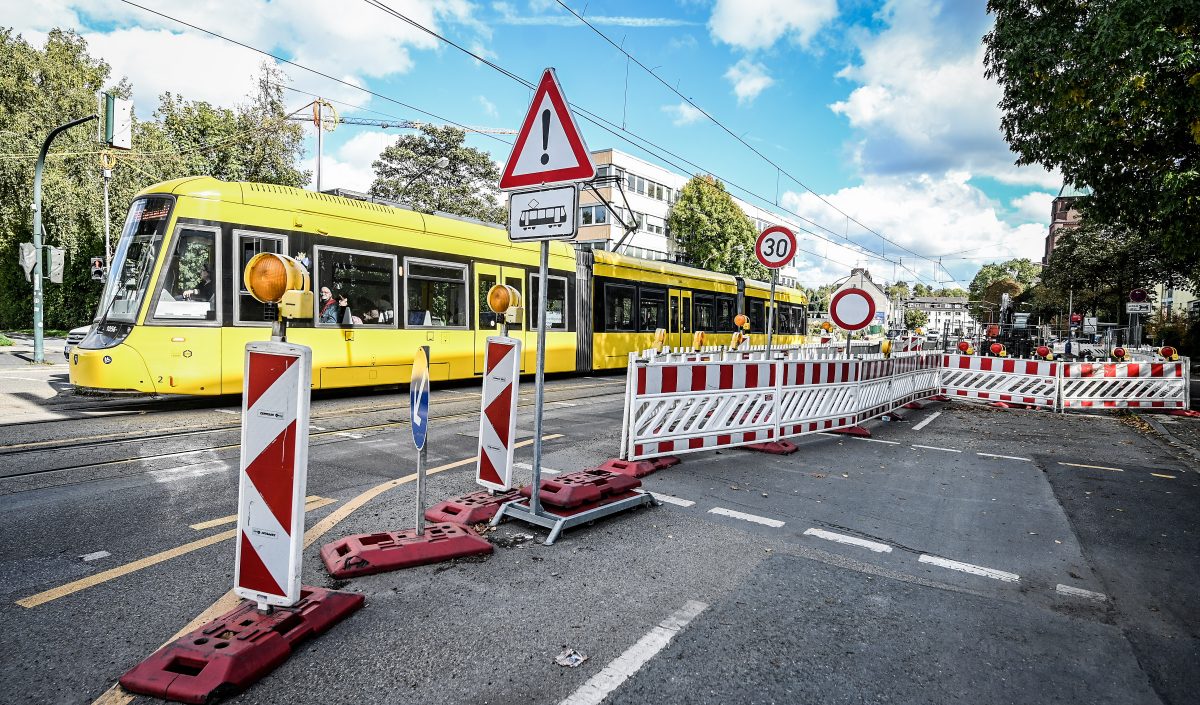 Die Umbauarbeiten der Ruhrbahn in Essen