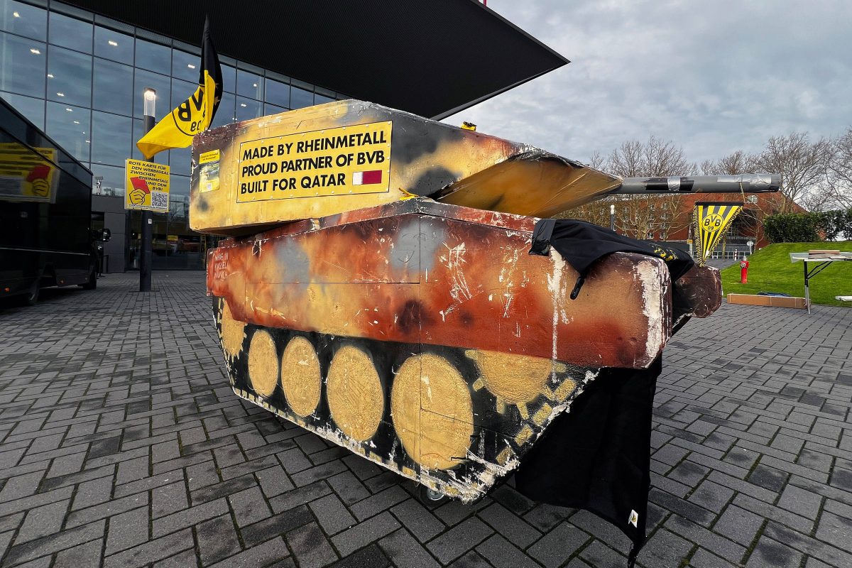 Die Mitglieder von Borussia Dortmund haben Ã¼ber Rheinmetall abgestimmt.