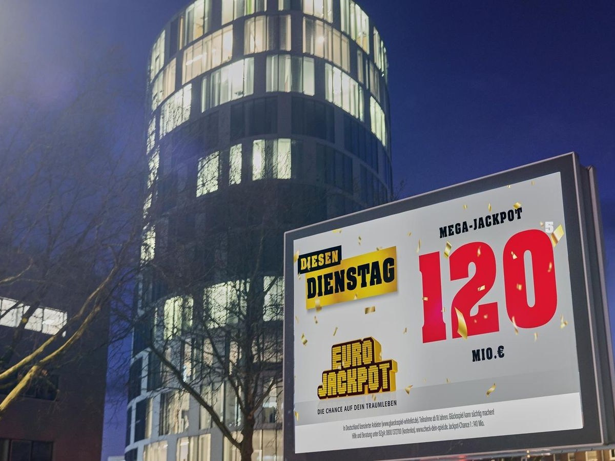 Im Eurojackpot warten weiter 120 Millionen Euro im Jackpot.