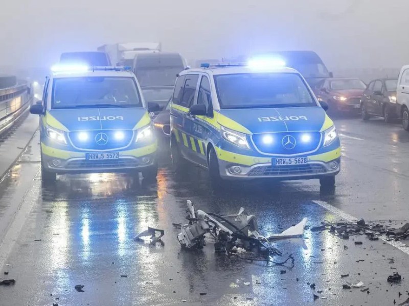 Unfall A45 in NRW