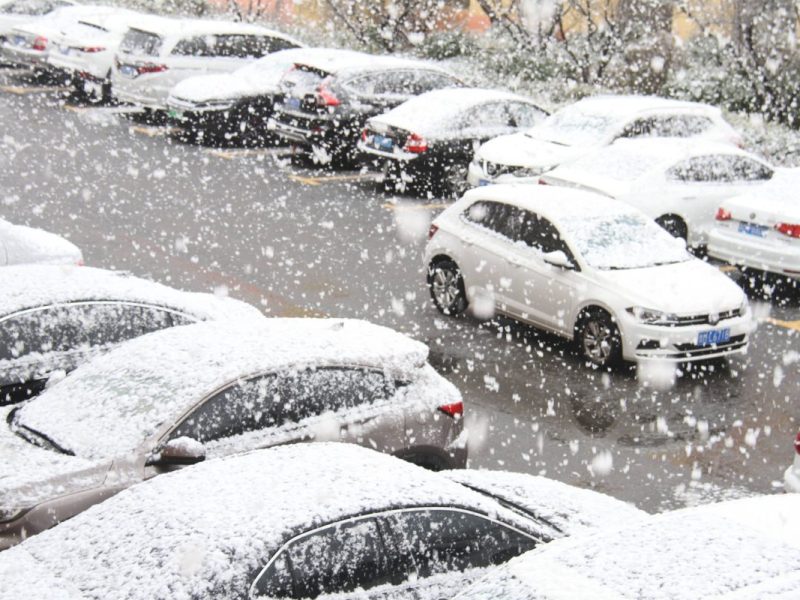 Autos im Winter