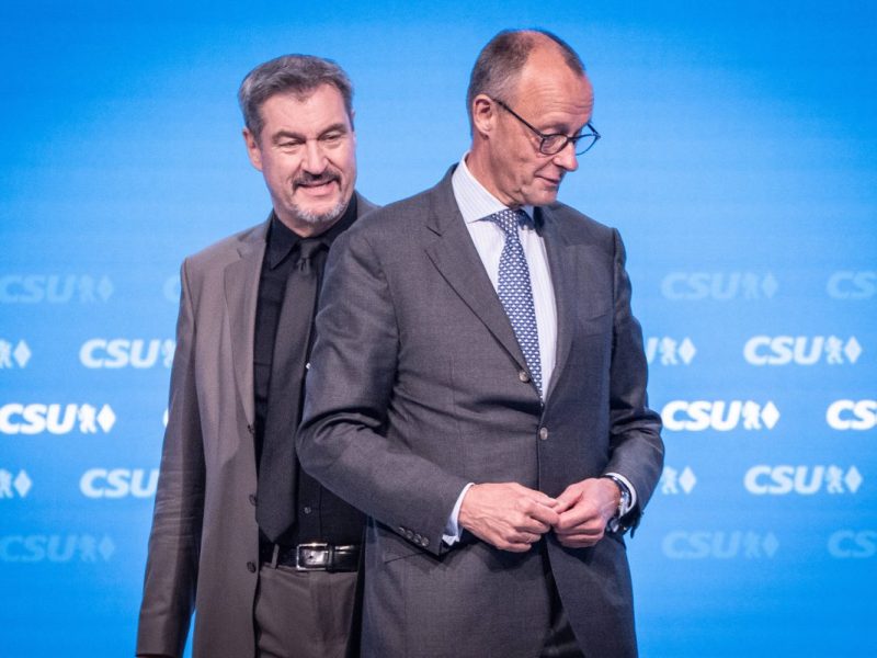 Markus Söder und Friedrich Merz