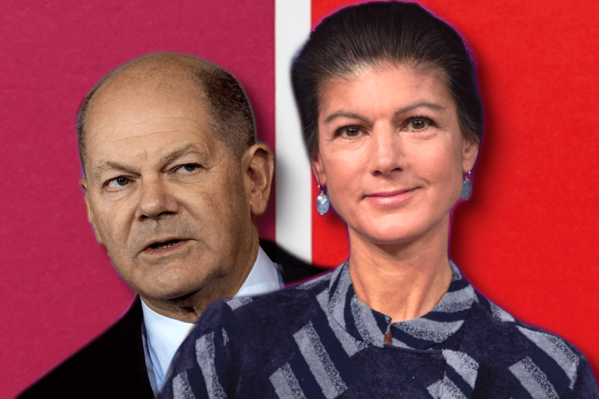 Brombeer-Koalition nach der Bundestagswahl? Scholz und Wagenknecht