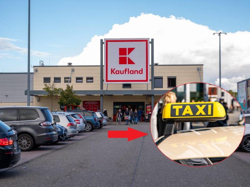 Bürgergeld-Empfänger Hannelore und Patrick gehen einkaufen. danach wollen sie sich ein Taxi leisten.