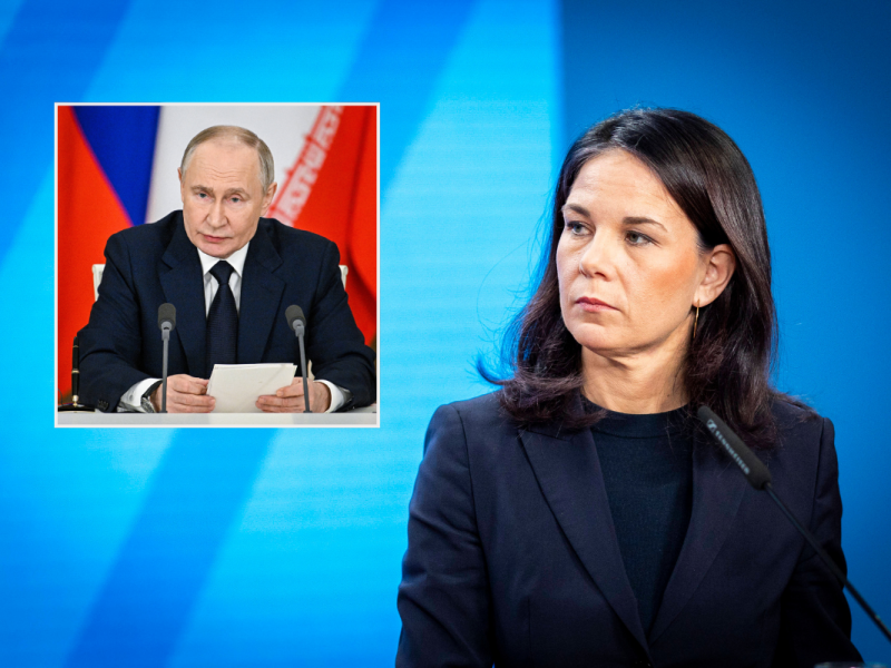 Annalena Baerbock warnt vor Kreml-Diktator Wladimir Putin.