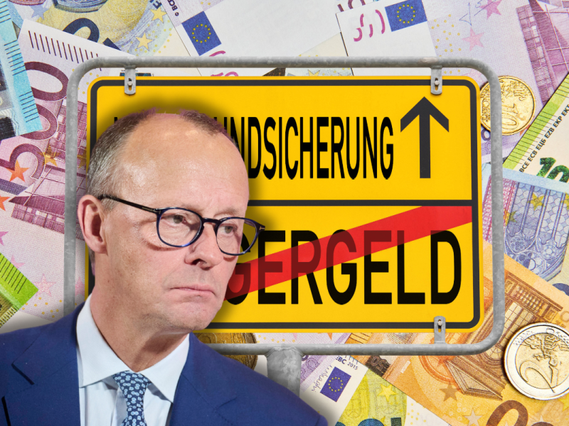 CDU-Chef Friedrich Merz wird für seine Bürgergeld-Pläne kritisiert.