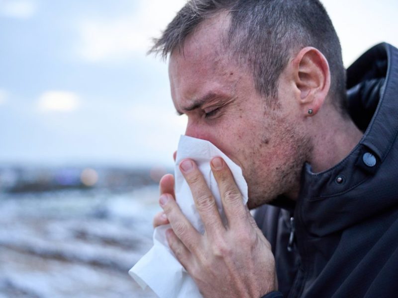 Influenza-Virus im Winter