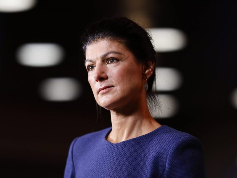 Sahra Wagenknecht steckt im Umfragetief.