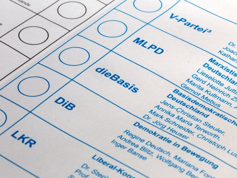 Die Kleinparteien in Deutschland im Überblick.