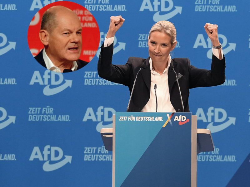 Die AfD-Unterstützung von Musk bringt Scholz auf 180.