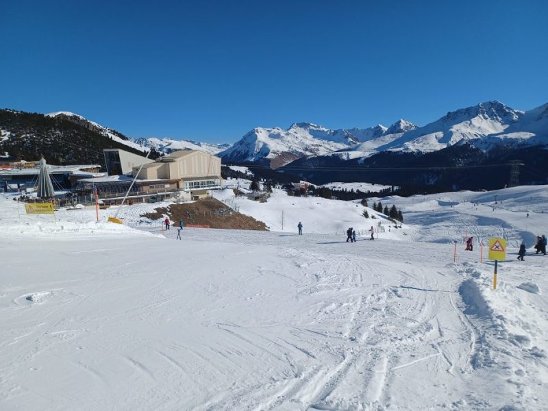Skipiste im Kanton Graubünden