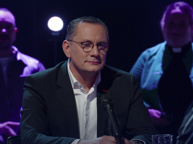 AfD-Chef Tino Chrupalla bei 