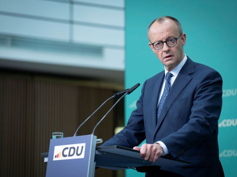 Nach der Bundestagswahl warnt Friedrich Merz den US-Präsidenten Donald Trump.