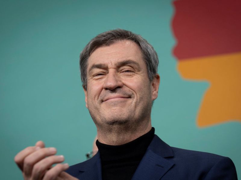 Am Abend der Bundestagswahl spricht Markus Söder über Optionen für eine Koalition.