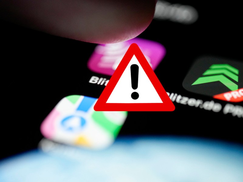 Bußgeld - Warn-Apps
